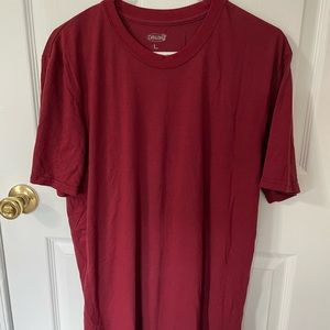 Burgundy Short Sleeve Shirt size Large